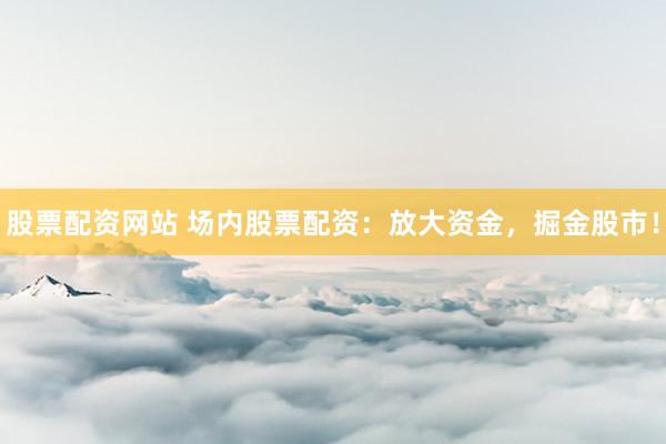 股票配资网站 场内股票配资：放大资金，掘金股市！